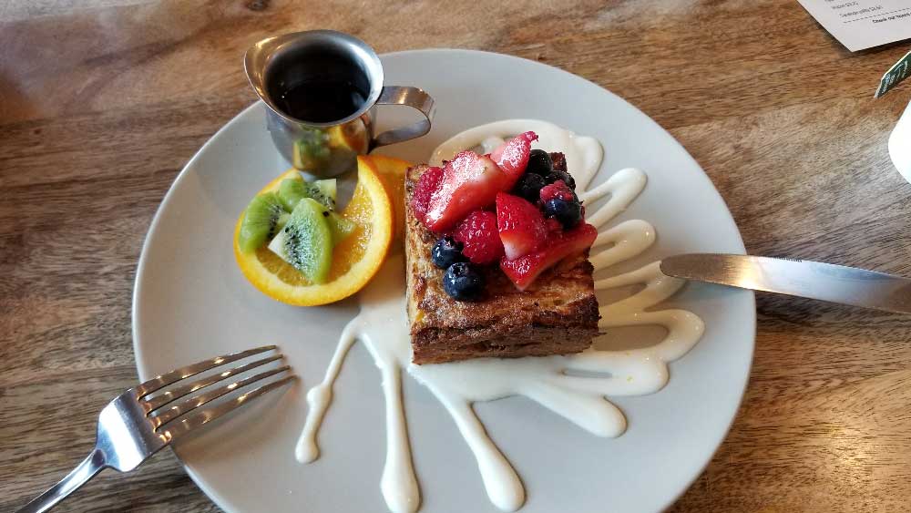 Bread Pudding Breakfast Near Glacier